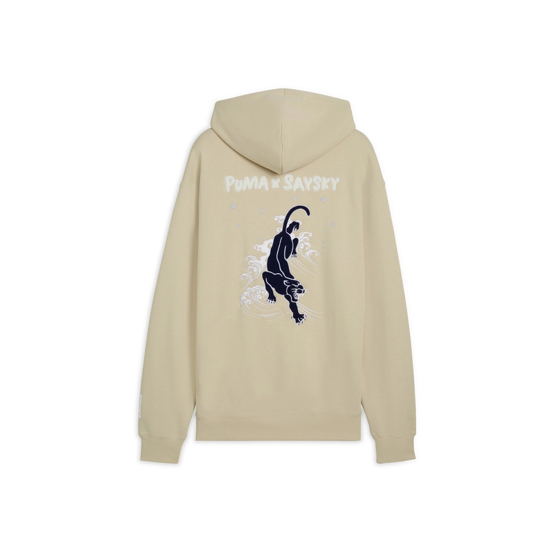 PUMA彪马 男女SAYSKY联名款抽绳连帽毛圈布运动卫衣 526955 - 图3