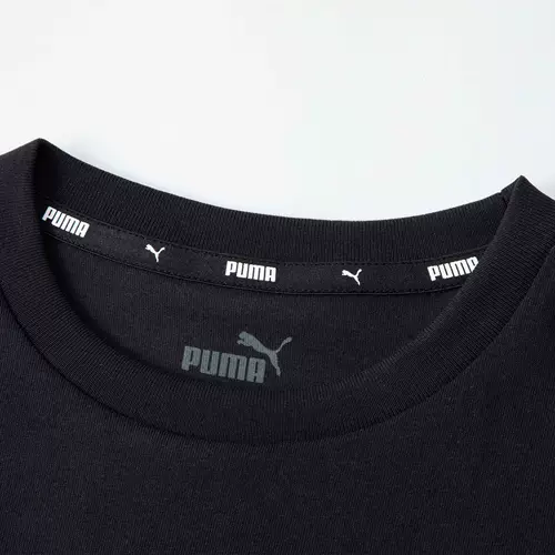 Puma, спортивная детская хлопковая комфортная футболка для мальчиков для отдыха, короткий рукав