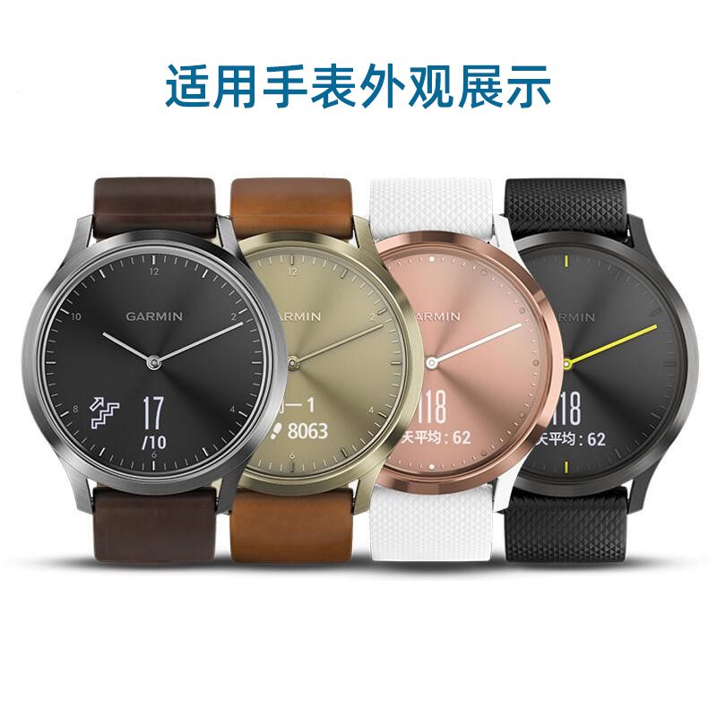 佳明手表钢化膜 vivomove HR玻璃膜vivoactive3高清贴膜Garmin本能Instinct/245Music/945/酷龙Chronos保护膜 - 图1