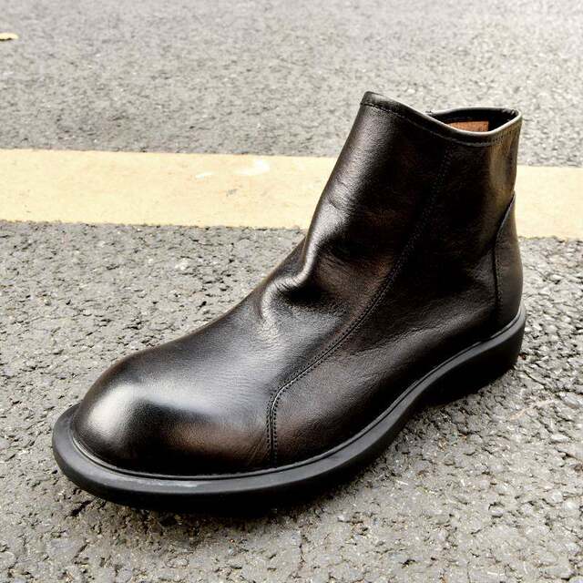 Korean counter European station genuine leather fashionable men's boots autumn and winter Korean version new Martin boots retro British style short boots