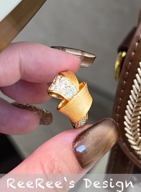 925纯银镀金时尚个性设计款戒指