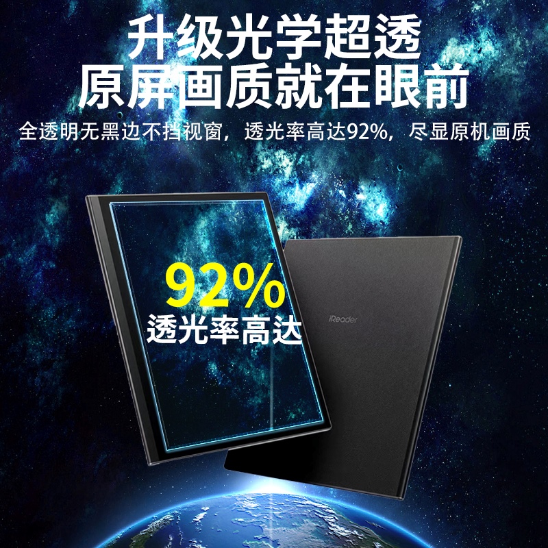适用掌阅iReaderSmart5C/4/X3类纸膜Ocean4C3plusTurbo贴膜c6pro/Light2pro水凝膜Air电纸书color7保护膜5Pro - 图1