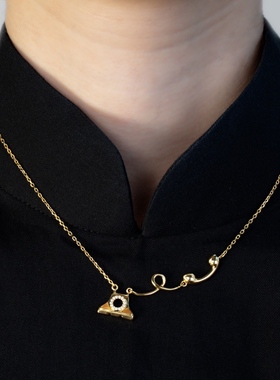 吾往女原创设计项链博物馆联名款