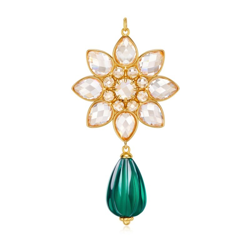 吾往月光花园珍珠项链深圳博物馆联名文创科威特繁花