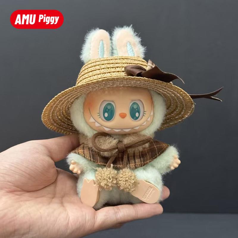 拉布布娃衣labubu公仔衣服娃衣套装泡泡玛特拉布布坐坐派对羞答答 - 图0
