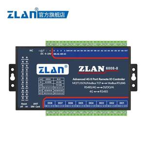 【ZLAN】模拟量采集模块开关量输入输出模块4G远程io控制器8路DIDOAI模块上海卓岚ZLAN6808-8