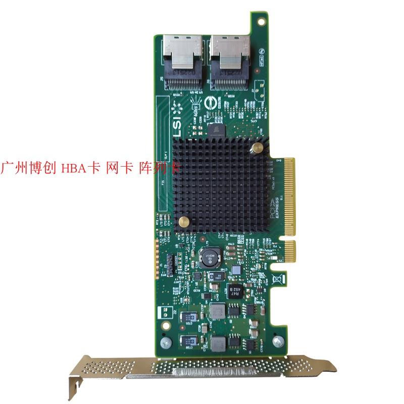 LSI 9207-8i阵列卡 6Gb PCI-E3.0 HBA 扩展 IT SAS2308直通卡 - 图0