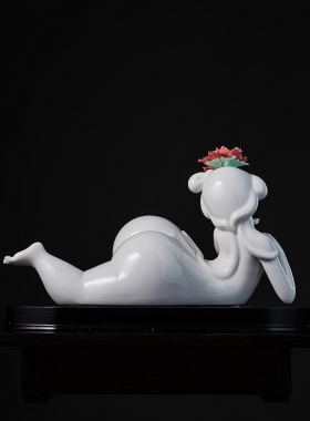 陶瓷摆件唐韵侍女天香美女人物