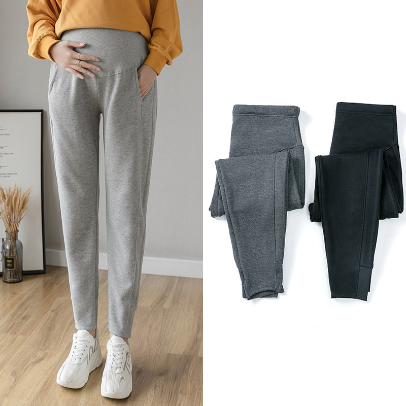 孕妇裤子春秋款外穿休闲冬装打底裤 情才孕妇打底裤