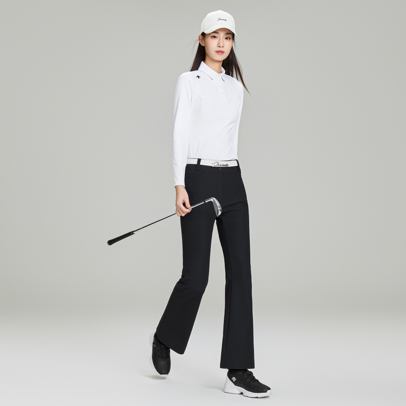 【Olivia Cowan同款】迪桑特高尔夫 PRO系列显瘦喇叭长裤加绒女裤,淘宝优惠券,粉丝福利购,淘宝优惠卷