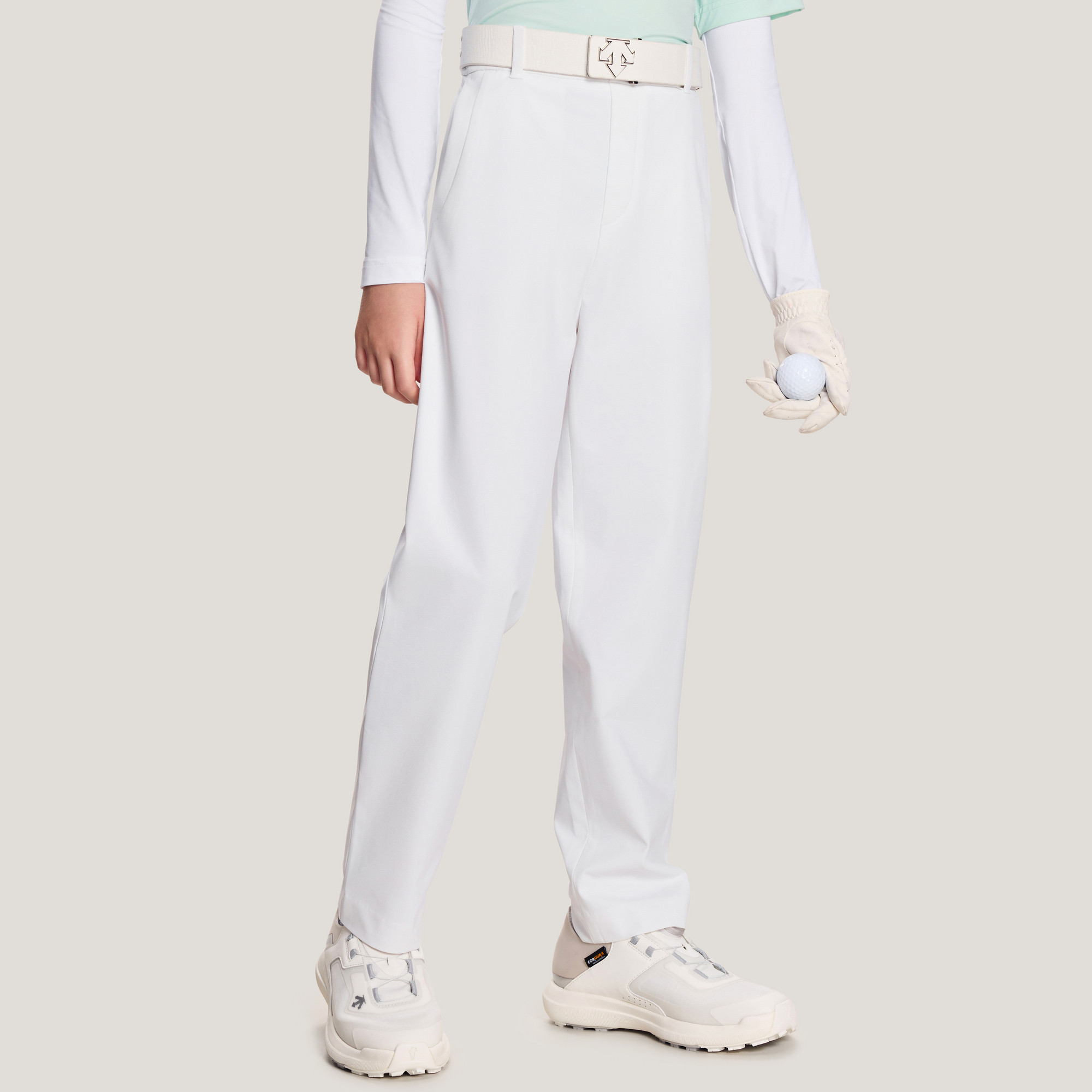 DESCENTE迪桑特儿童GOLF高尔夫男童运动长裤凉感防晒,淘宝优惠券,粉丝福利购,淘宝优惠卷