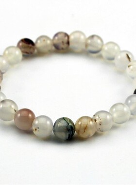 Nature Beaded Bracelet Men 8mm Natural Stone Lava Rock Tiger
