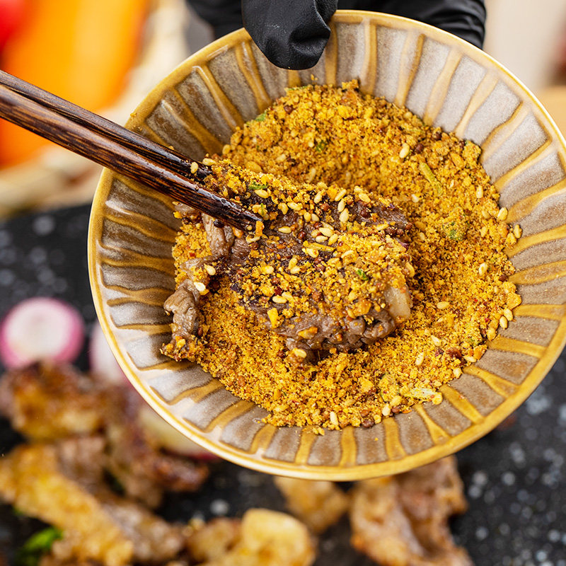 年货礼盒齐函杨佳齐齐哈尔烤肉牛肉食材烤肉礼盒新年送礼6斤套餐