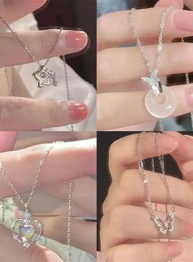项炼女款2025新款高颜值学生党配饰高级感轻奢小众饰品闺蜜锁骨炼
