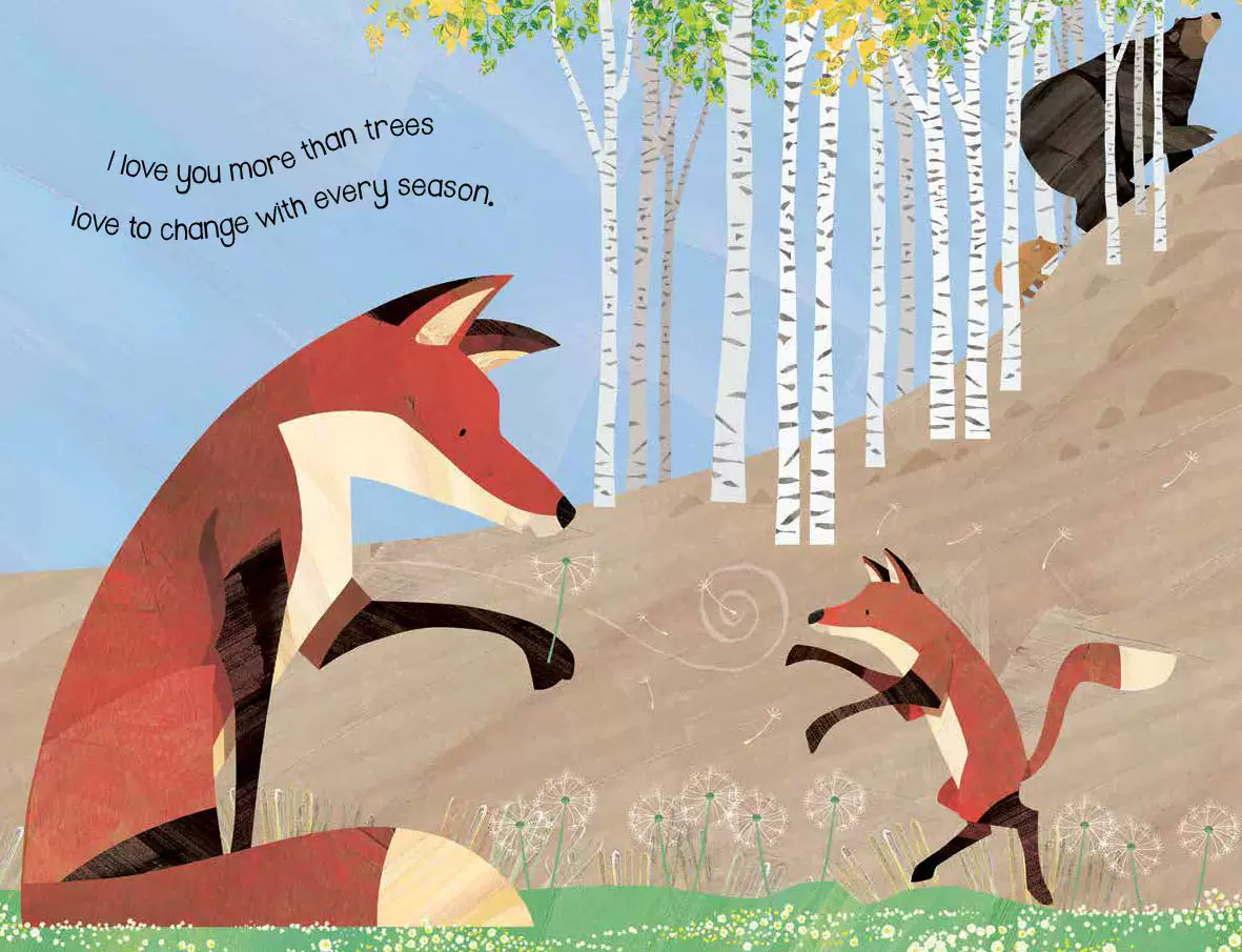 Импортированная английская оригинальная картинка книга: «I love you more and more loves your children's English enlightenment reading»