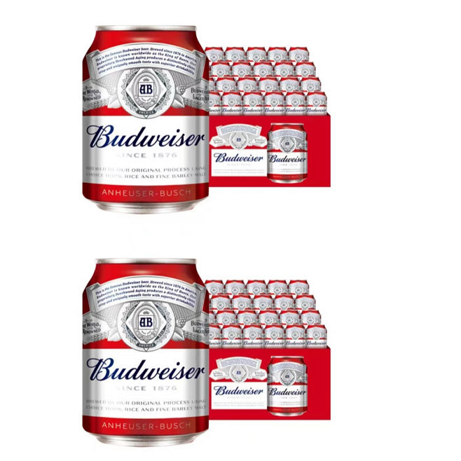Budweiser/百威啤酒mini罐装255ml*12听 6听小罐装啤酒女生 包邮 - 图2