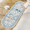 Cream style cute kitten bedroom bedside rug