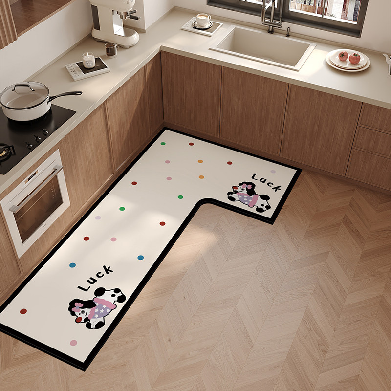 厨房地垫防滑防油可擦免洗2025新款家用耐脏专用硅藻泥吸水垫地毯,淘宝优惠券,粉丝福利购,淘宝优惠卷