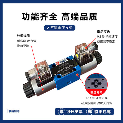 北京华德款液压电磁换向阀4WE6E61B/CG24N9Z5L 4WE6D 4WE6J220伏 - 图1