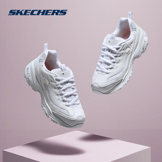 Skechers Skechers 여성 신발 새로운 패션 자카드 대비 색상 팬더 아빠 신발 캐주얼 운동화 149060