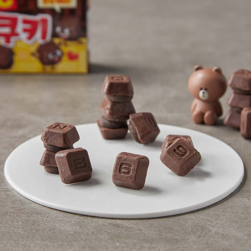 韩国Lotte乐天ABC字母巧克力曲奇饼干办公室网红休闲食品零食小吃 - 图1