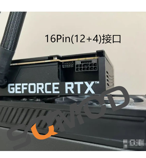 PP38-3090Ti显卡16Pin(12+4)转3x8PIN电源延长线PCI-E5.0编织线转 - 图1