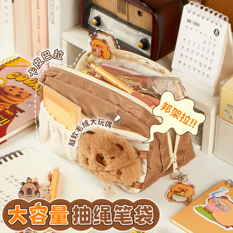 笔袋总动员！笔袋合集ins高颜值大容量笔袋女小学生多功能文具袋初高中男女款通用文具盒简约铅笔袋文具收纳