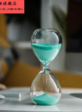 流沙瓶10/30分钟十分钟网红沙漏时间计时器儿童桌面创意摆件