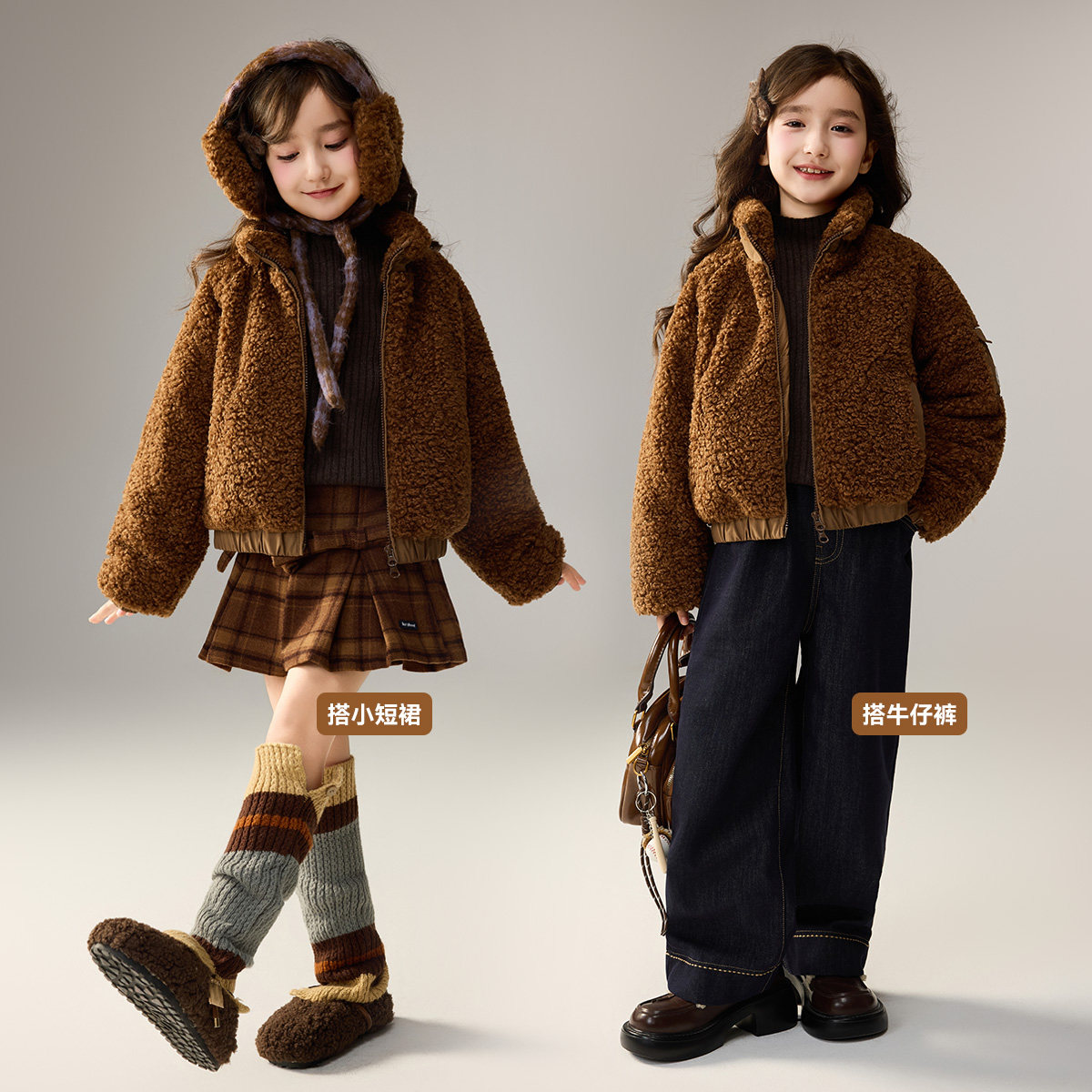 ask儿童羽绒服2025冬季新款女童毛毛加厚羽绒外套童装,淘宝优惠券,粉丝福利购,淘宝优惠卷