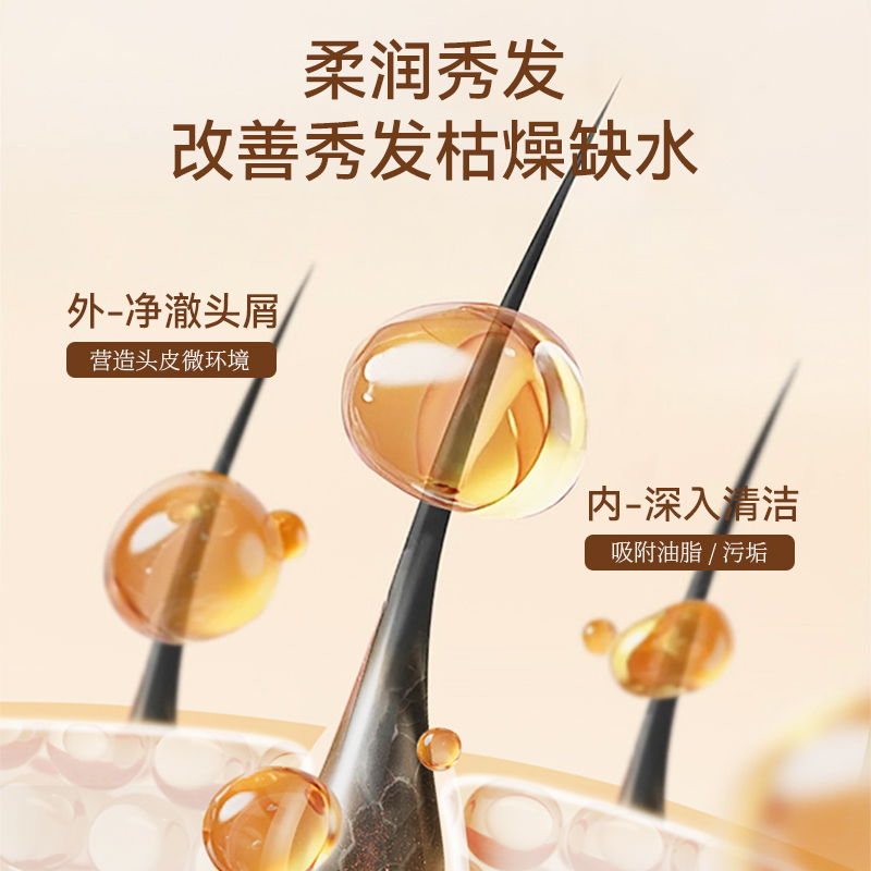 ROSSLYN罗斯琳洗发水控油蓬松去屑胖东来洗发水品牌正品旗舰店