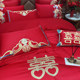 Full cotton wedding four-piece set pure cotton embroidery