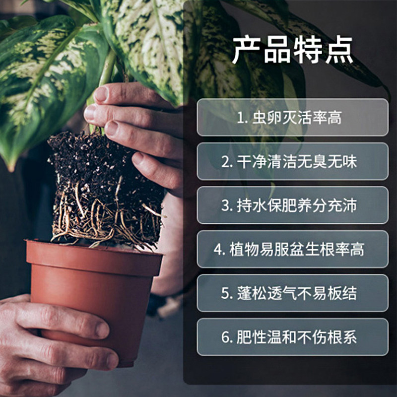 思威博营养土养花专用通用型种菜盆栽土壤种植有机泥土家用100斤