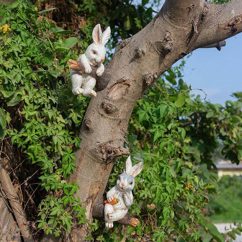 花园装饰小松鼠摆件 庭院摆件户外院子园林树上装饰挂件仿真动物,淘宝优惠券,粉丝福利购,淘宝优惠卷