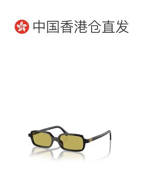 1h可退 香港直邮Miu Miu 缪缪 女士 徽标太阳镜 MU11ZS black黑色