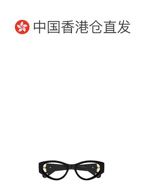 1h可退 香港直邮Chloe 蔻依 女士 徽标平光镜 CH0273O black黑色