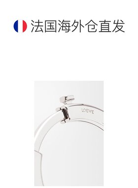 欧洲直邮 LOEWE/罗意威 女士银色黄铜肩带金属环 【付后1h可退】