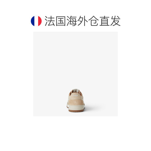 1h可退 欧洲直邮FENDI (2025新品) Fendi Match运动鞋-米色FF提花 - 图1