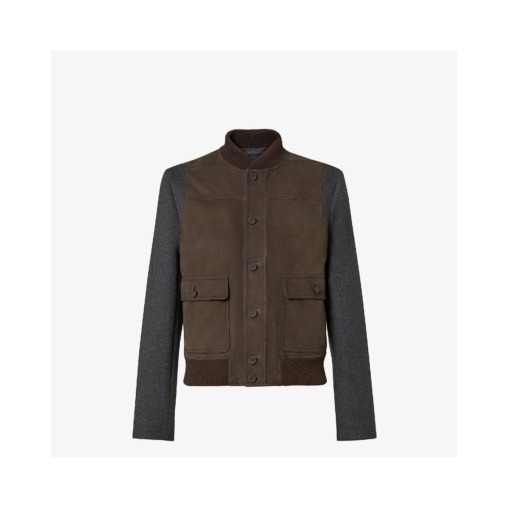 1h可退 欧洲直邮FENDI 芬迪 25秋冬 FPJ888AUYLF1J22 男士 夹克 - 图0