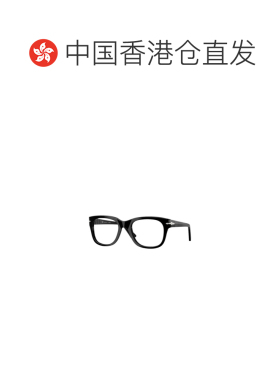 香港直邮PERSOL 男士眼镜 PO3372V095 AW2025 黑色 几何平光镜
