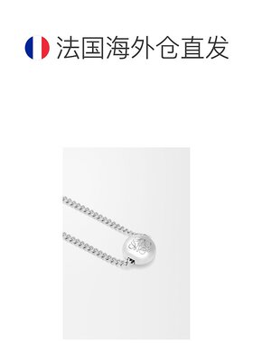 1h可退 欧洲直邮LOEWE/罗意威 Pebble系列 女士银色纯银手链配饰