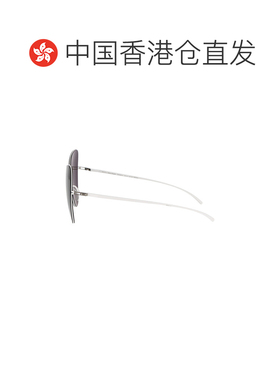 1h可退 香港直邮Mykita 女士 徽标太阳镜 MMESSE018 white白色 舒