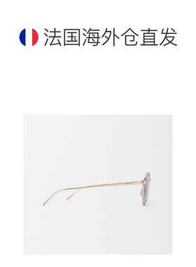 1h可退 欧洲直邮LOEWE/罗意威 男士灰白色金属太阳镜