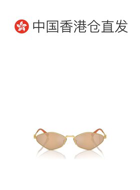 1h可退 香港直邮Miu Miu 缪缪 女士 徽标太阳镜 MU56ZS metal金属