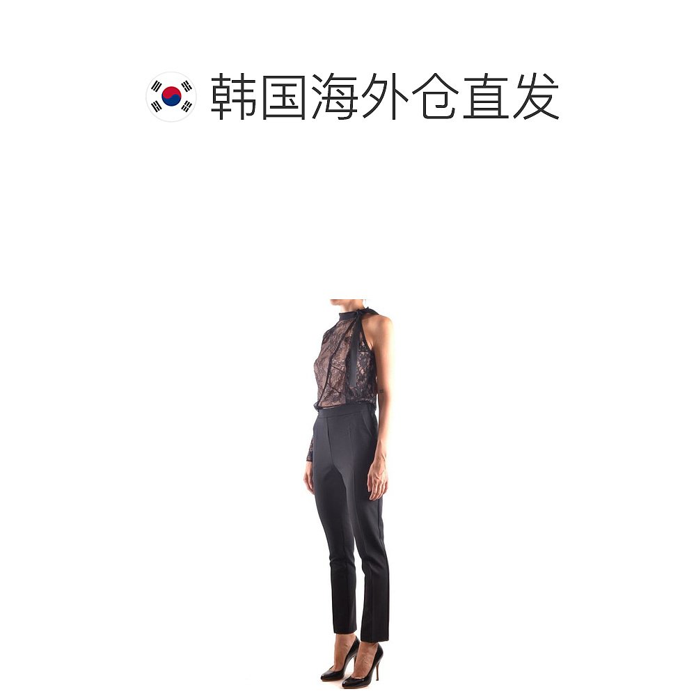 韩国直邮PINKO17FW中长连衣裙女CADMOZ99BLACK-图1