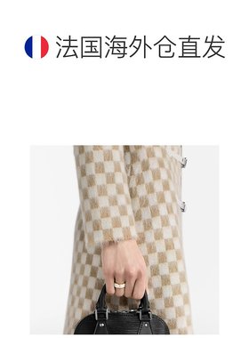 1h可退 欧洲直邮LV/路易威登 女士白色/金色金属/珐琅戒指新款