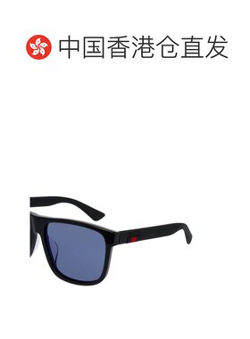 Gucci 徽标细节太阳镜 GG0010S古驰时尚百搭舒适高级感配饰
