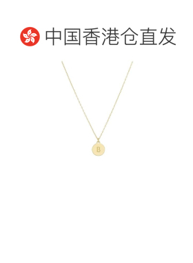 1h可退 香港直邮kate spade 凯特·丝蓓 女士 迷你字母吊坠项链/