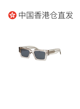 1h可退 香港直邮SAINT LAURENT 男士太阳镜 SL572003 SS2025 灰色