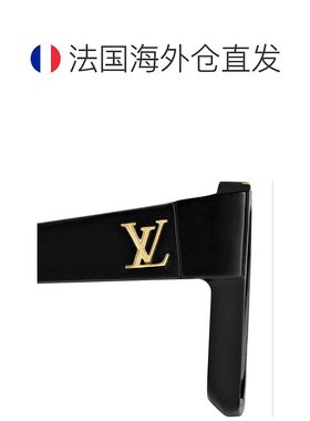 1h可退 欧洲直邮LV/路易威登 男士黑色醋酸纤维太阳镜正品舒适百