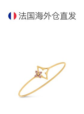 1h可退 欧洲直邮LV路易威登 女士金色金属星形老花花朵手链